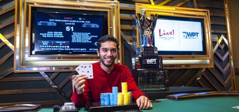Zachary Smiley Wins 2016 WPT Maryland Live! ME